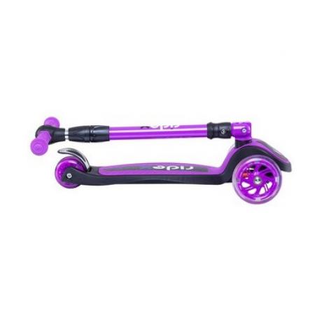 Самокат 3-колесный 3D Tiny Tot 120/80 мм, фиолетовый